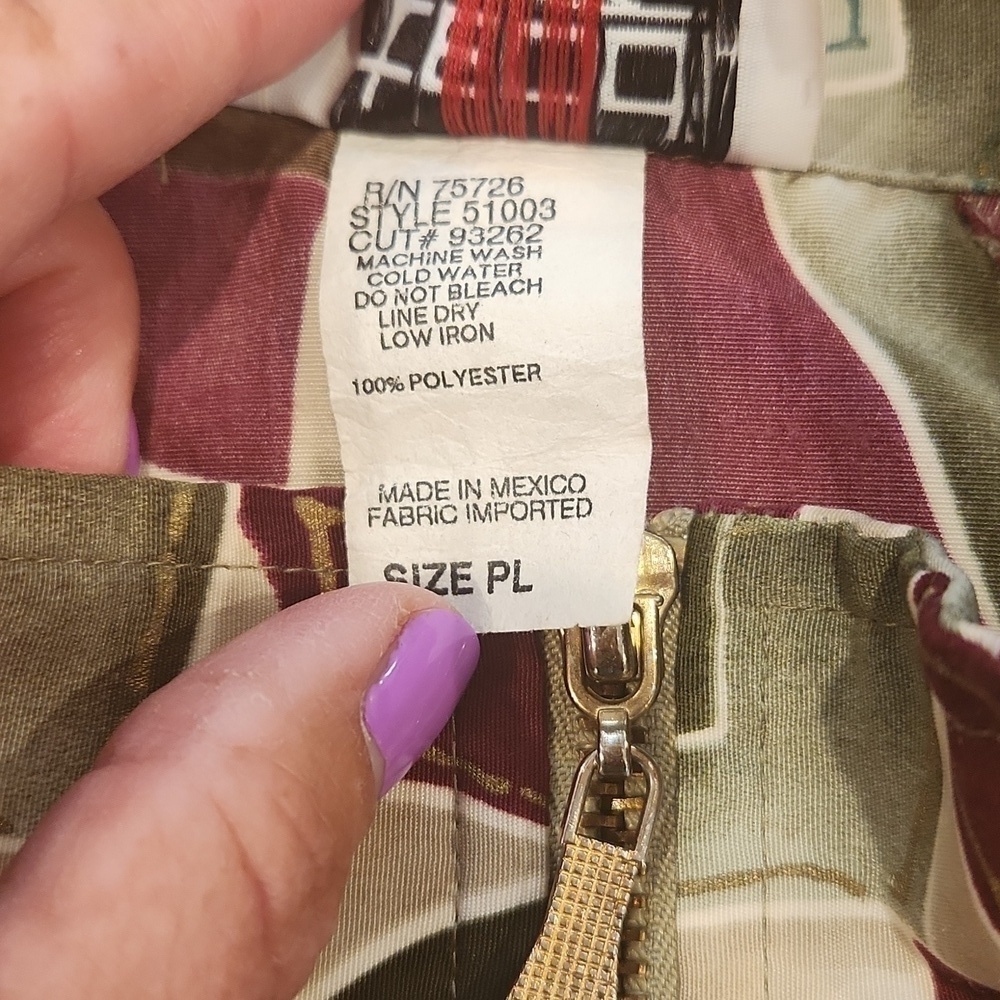 90s Bomber jacket abstract By Teddi - Picture 10 of 10